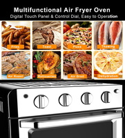 Friteuse à Air électrique, appareil de cuisine, 6 v, 20l, Mini four, grill, rôtissoire à Pizza