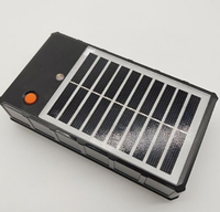 Rastreador GPS Solar 4G LTE con Batería de Larga Duración, Fijación Adhesiva, Geo-Cerca, Alarma, Gestión de Flotas, Compatible con PC, 1 Año