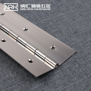 Charnières de piano Nrh Nahui 1,8 m en acier inoxydable finition brossée, charnière de meuble au design moderne et épuré - Product Image 5