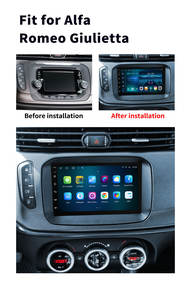 Radio con Navegación para Auto Krando de 9 Pulgadas, Android, para Alfa Romeo Giulietta 2014-2019, Unidad Principal para Auto, Apple CarPlay Inalámbrico, Multimedia - Product Image 3