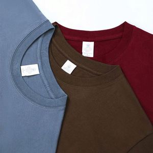 Custom Logo 210 Grams Men's Vintage Sports T-Shirt O-Neck Anti-Wrinkle Plain Dyed Compressed Sublimation Blank Digital Printing - Product Image 3