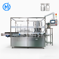 Machine de remplissage automatique à grande vitesse à 16 têtes pour flacons et bouteilles en verre