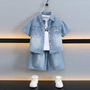 Conjunto de Ropa de Verano de 3 Piezas con Pantalones Cortos para <span class=keywords><strong>Niño</strong></span> de 5 Años - Product Image 1