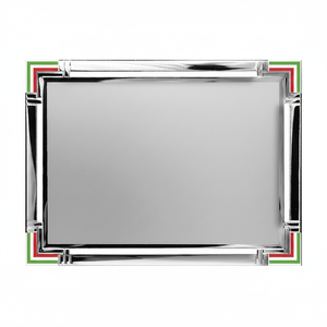 Targa in Alluminio Tricolore Trofei Medaglie e Targhe MM 180X130 - Product Image 2