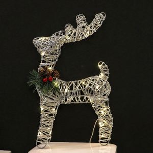 Christmas Deer Decoration Light LED Reindeer Elk Luminous Sculptures Winter Garden Lawn Outdoor Yard Christmas Ornaments - Product Image 4