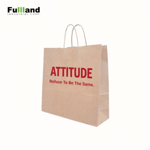 ถุงกระดาษคราฟท์พิมพ์ลายทนทาน - Product Image 1