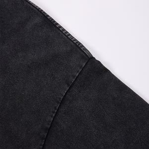 Camiseta de Diseño de Alta Calidad con Estampado Gráfico DTG, Estilo Vintage, Holgada, Lavada al Ácido, para Hombre - Product Image 4