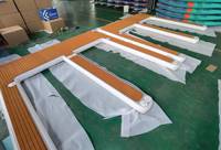 Plateforme flottante gonflable de haute qualité en forme de E pour jet ski et bateau à moteur