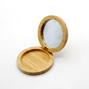 Rỗng mỹ phẩm bao bì tre Magnetic trang điểm trường hợp hữu cơ 8 màu sắc 9 màu sắc Eyeshadow Palette bột - Product Image 2