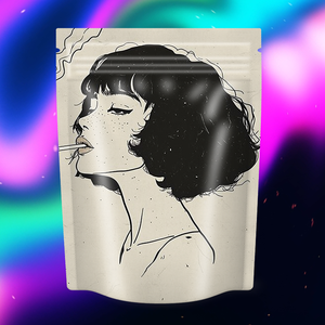 Mini sac en mylar de forme imprimée personnalisée 1g 3.5g 7g 14g 28g Sacs en mylar résistants aux enfants et aux odeurs Soft Touch Cali Pack - Product Image 2