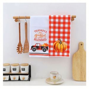 Merry <b>Christmas</b> Holiday Kitchen <b>Towels</b> Dish <b>Christmas</b> Decor Winter Black Buffalo Plaid Xmas Housewarming Hostess Gifts - Product Image 1