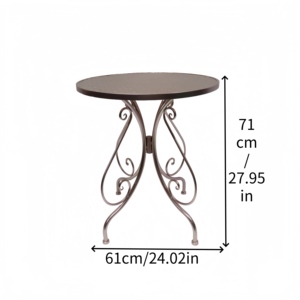 금속 야외 비스트로 테이블 세트-발코니 및 공원 사용을위한 테이블 - Product Image 4