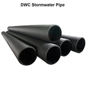 Tubería Corrugada de Doble Pared de HDPE DLX, Tubería de Drenaje de HDPE, Tubos de Plástico/Tubería de Alcantarillado <span class=keywords><strong>para</strong></span> Proyectos de Construcción - Product Image 3