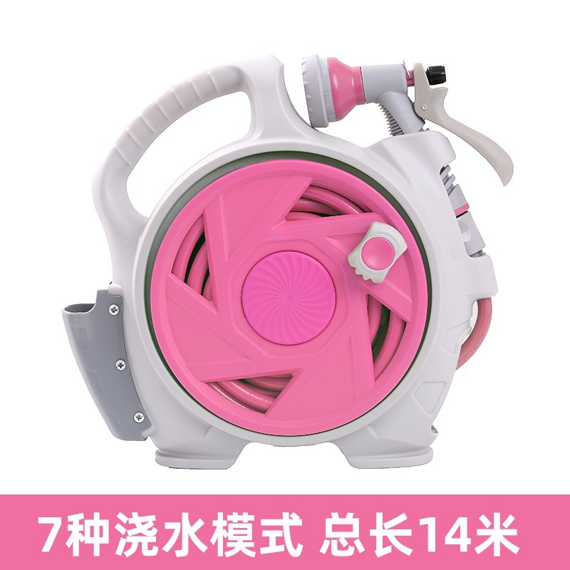 Pink 14m water tank truck