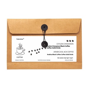 Café instantané populaire américain Douyin de style méditerranéen Arabica noir avec goût d'acidité aromatisé au chocolat à la cannelle en sac - Product Image 2