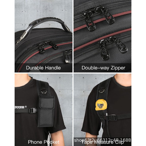 Ba lô chống thấm nước nhiều túi Xây Dựng & thợ điện Công cụ công việc lưu trữ túi cho nam giới' - Product Image 3