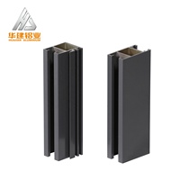 Profils d'extrusion en aluminium anodisé sur mesure 6063-T5, profils d'aluminium architecturaux pour la construction