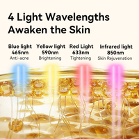 Équipement de spa à usage domestique 4 couleurs de rajeunissement de la peau LED-Light-Therapy Facial Machine Anti-aging Skin Care Treatment Beauty Device