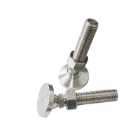 Pieds de nivellement réglables en acier inoxydable personnalisés 3/8-16 M10 1/2-13 M12 Ss pour pieds de machine