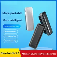 Grabadora de Voz con Activación por IA, Material ABS, Formato de Archivo WAV, Conectividad USB y Clip para Teléfono Móvil, Ideal para Reuniones