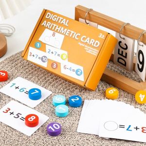 Tarjetas de Aritmética Digital para Aprender Matemáticas, Juguete Educativo Temprano de Madera, Personalizable, Venta Caliente - Product Image 1