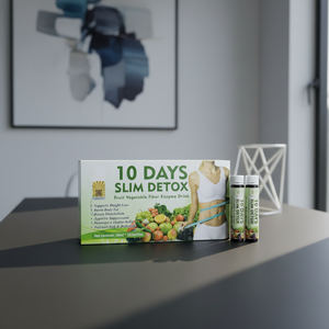 Líquido Oral Detox Slim de 10 Días con Extractos de Frutas y Vegetales - Bebida para la Salud Intestinal y Energía - 30ml X 10 Botellas - Product Image 5