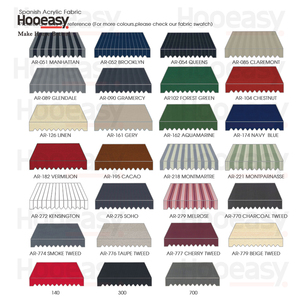 Toldo Retráctil Motorizado <span class=keywords><strong>para</strong></span> Jardín Exterior con Brazo Plegable y Control Remoto, Toldo <span class=keywords><strong>de</strong></span> Poliéster - Product Image 6