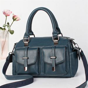 Bolsos de Mano Simples de PU para Mujer, Bolsos Cruzados de Cuero Impermeables para Viajes y Negocios al Aire Libre - Product Image 3
