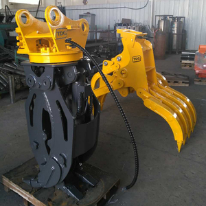 Nouvelle griffe hydraulique TDC pour excavatrice - 4-35 tonnes, non rotative, ouverture de mâchoire de 1400 mm, pour utilisation agricole, bois/déchets - Product Image 5