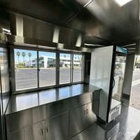 Truk Burger Makanan Cepat Saji Dapur Lengkap Trailer Katering dengan Layar Display Taco Bbq Pizza Restoran Bergerak Bar Dijual Usa Australia