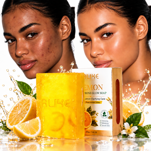 Jabón Natural de Limón ALIKE con Aceite de Oliva, Aceite de Camelia y Manteca de Karité para el Control de Grasa, Cuidado de Imperfecciones y Limpieza Facial para una Piel Suave y Fresca - Product Image 1