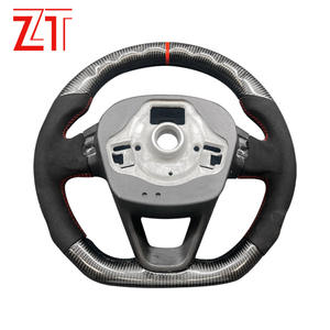 Pour volant en fibre de carbone <span class=keywords><strong>SEAT</strong></span>, modèle sport en daim - Product Image 2