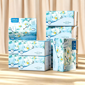 Mouchoirs en papier pour le visage, vente directe d'usine, doux pour la peau, jetables, abordables pour usage familial - Product Image 6