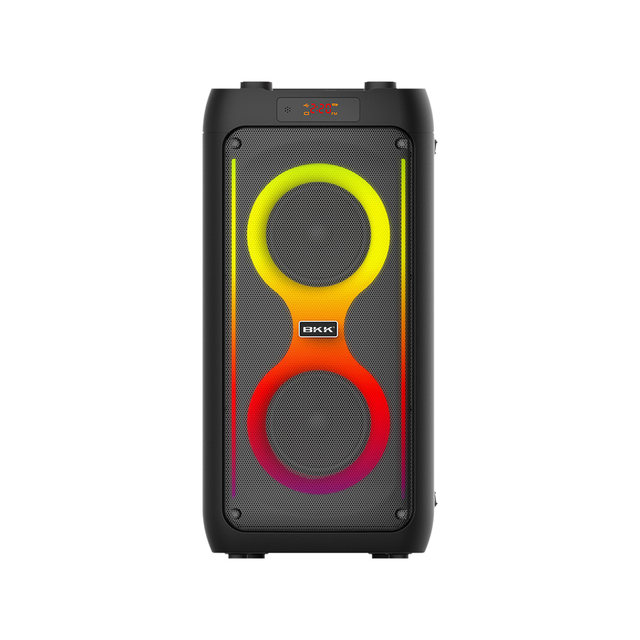 Best Party Speakers for 5.3 Built-in Mic Portable Outdoor Karaoke Sound Bar with Colorful RGB Lights and 18650 Battery