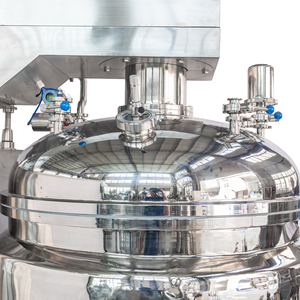 Émulsifiant sous vide de qualité sanitaire 100L, machine à émulsionner les crèmes cosmétiques, <span class=keywords><strong>cuve</strong></span> de mélange en acier inoxydable - Product Image 2