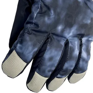 Тепловые зимние водонепроницаемые черные Полиэстеровые теплые перчатки с подогревом мужские лыжные перчатки с подогревом
