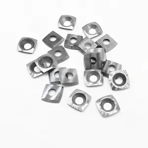 Tungsten Carbide Houtbewerking Messen Inserts Vierkante Indexeerbare Carbide Messen Voor Vier Zijden Schaafmachine 14*14*2.0-30 Graden