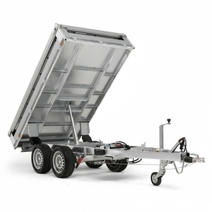 Remorque agricole basculante électrique hydraulique à double essieu en acier Q235 avec capacité <span class=keywords><strong>de</strong></span> 2000 kg pour le transport agricole et la construction - Product Image 4