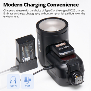 <span class=keywords><strong>Flash</strong></span> pour appareil photo <span class=keywords><strong>Godox</strong></span> <span class=keywords><strong>V1</strong></span> PRO TTL Li-ion, transmission sans fil, Speedlite, compatible Canon, <span class=keywords><strong>Nikon</strong></span>, Sony, Fuji, Olympus - Product Image 3