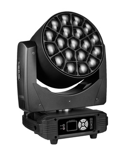 Projecteur de scène motorisé Bee Zoom 19x40W RGBW DMX512 LED Wash Beam pour événements disco - Product Image 5
