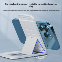 Support de téléphone pliable réglable avec plaque de levage télescopique pour bureau