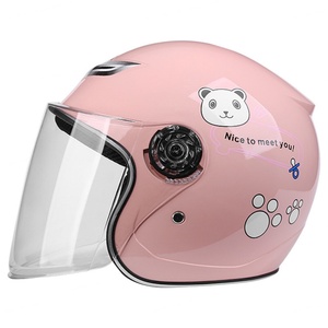 Casque demi-face respirant double usage pour enfants, personnalisable, en PP et ABS, avec visière, vente en gros directe usine - Product Image 4