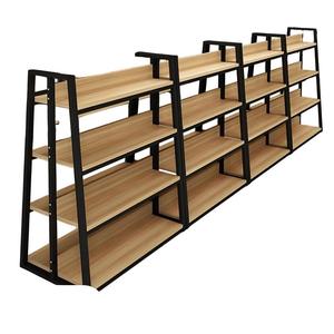 Estantería de Isla para Tiendas de Conveniencia, Estantería de Exhibición Multicapa Combinable, Estantería de Doble Cara para Librerías, Almacenamiento de Gran Capacidad - Product Image 1