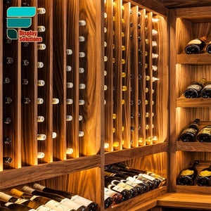 Tủ Rượu Kiểu Quán <span class=keywords><strong>Bar</strong></span> Tủ Rượu Kiểu Cổ Điển Treo Tường Kệ Trưng Bày Rượu Vang Đỏ Gỗ Kệ Trưng Bày Hầm Rượu Bằng Gỗ - Product Image 3