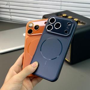 Nouvelle coque de téléphone magnétique mate AG pour iPhone 17 13 14 15 16 Pro Max avec cadre de protection d'objectif, dissipation thermique et antichoc - Product Image 5