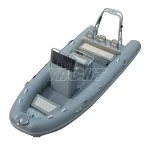 RHIB 560 V Dasar Mewah Aluminium RIB Perahu Karet dengan Mesin Tempel