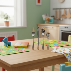 ZILVERSTAD Juego de cubiertos infantiles Miffy Zoo Animals, 4 piezas, para niños - Product Image 3