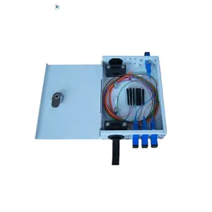 Fiber optic terminal box with lock for indoor wall mount using in FTTH project