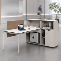 Nuevo Mueble de Oficina Moderno, Estación de Trabajo con División, Mesa para Personal, Cubículo Modular