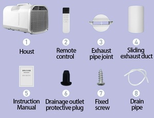220v <b>Portable</b> Air Conditioner Capacity Compact Home A/CCooling <b>Unit</b> - Product Image 6